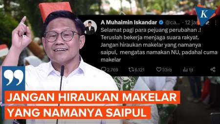 PKB Diajak Kembali ke NU, Cak Imin: Jangan Hiraukan Makelar yang Namanya Saipul