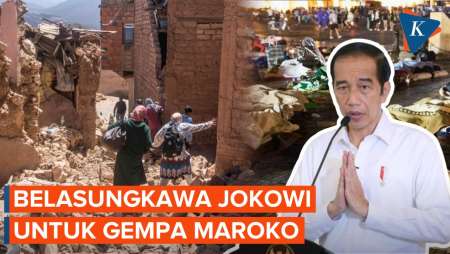 Belasungkawa Jokowi untuk Korban Gempa di Maroko