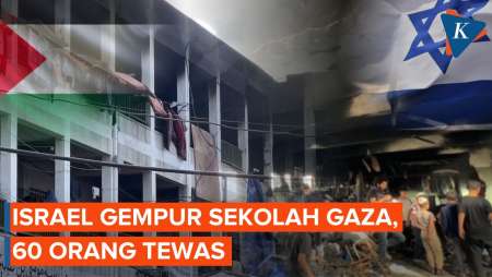 Serangan Terbaru Israel Hantam Rumah dan Sekolah di Gaza, 60 Orang Tewas
