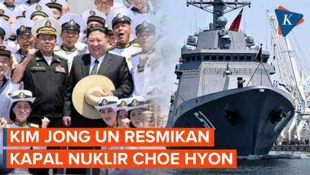 Kim Jong Un Resmikan Kapal Perusak 5.000 Ton, Simbol Kekuatan Nuklir Korut
