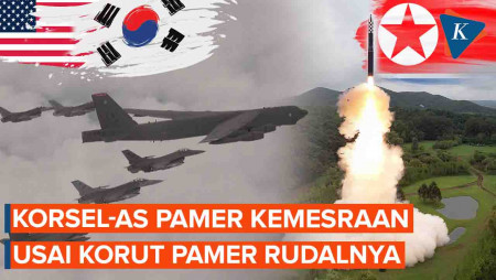 Korsel-AS Pamer Kekuatan Udara Sehari Setelah Korut Luncurkan Rudal