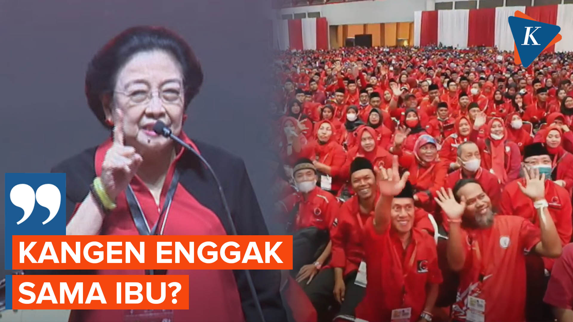 Buka Pidato HUT Ke-50 PDI-P, Megawati: Kangen Tidak Sama Ibu?