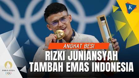 Hasil Angkat Besi Olimpiade 2024, Rizki Juniansyah Tambah Emas Indonesia