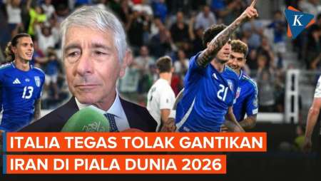 Italia Tolak Gantikan Iran di Piala Dunia 2026