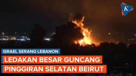 Israel Serang Lebanon, Ledakan Besar Terjadi di Dekat Bandara Beirut