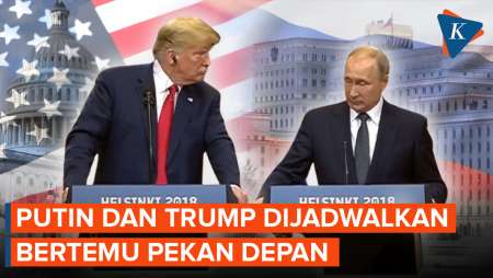 Putin dan Trump Direncanakan Bertemu Pekan Depan, Lokasi Sudah Disetujui