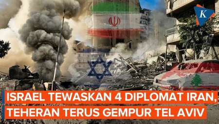 Israel Tewaskan 4 Diplomat Iran Di Lebanon, Teheran Terus Gempur Tel Aviv