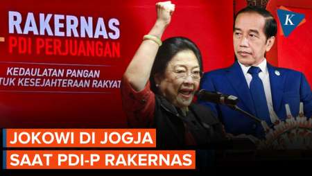 Jokowi Beraktivitas di Yogyakarta Saat PDI-P Gelar Rakernas di Jakarta