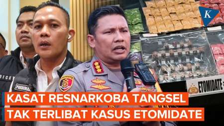 2 Polisi Jadi Tersangka Pengedar Etomidate, Kasat Narkoba Tangsel Tak Termasuk