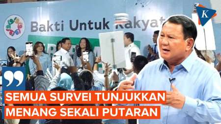 Prabowo ke Relawan: Kita Harus Menang Satu Putaran