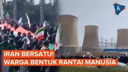 Iran Bersatu! Warga Bentuk Rantai Manusia Lindungi Infrastruktur Di Tengah Ancaman Trump