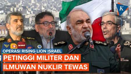 3 Petinggi Militer dan Ilmuwan Nuklir Iran Jadi Korban Tewas Operasi 