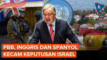 PBB, Inggris Dan Spanyol Kecam Israel Perluas Kendali Di Tepi Barat Palestina