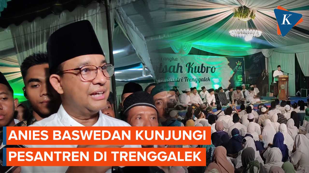 [FULL] Momen Anies Kunjungi Pesantren di Trenggalek, Dikawal dan Disambut Meriah