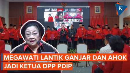 Ganjar dan Ahok Jadi Ketua DPP PDI-P, Puan Singgung soal Gotong Royong hingga Pilkada Selesai