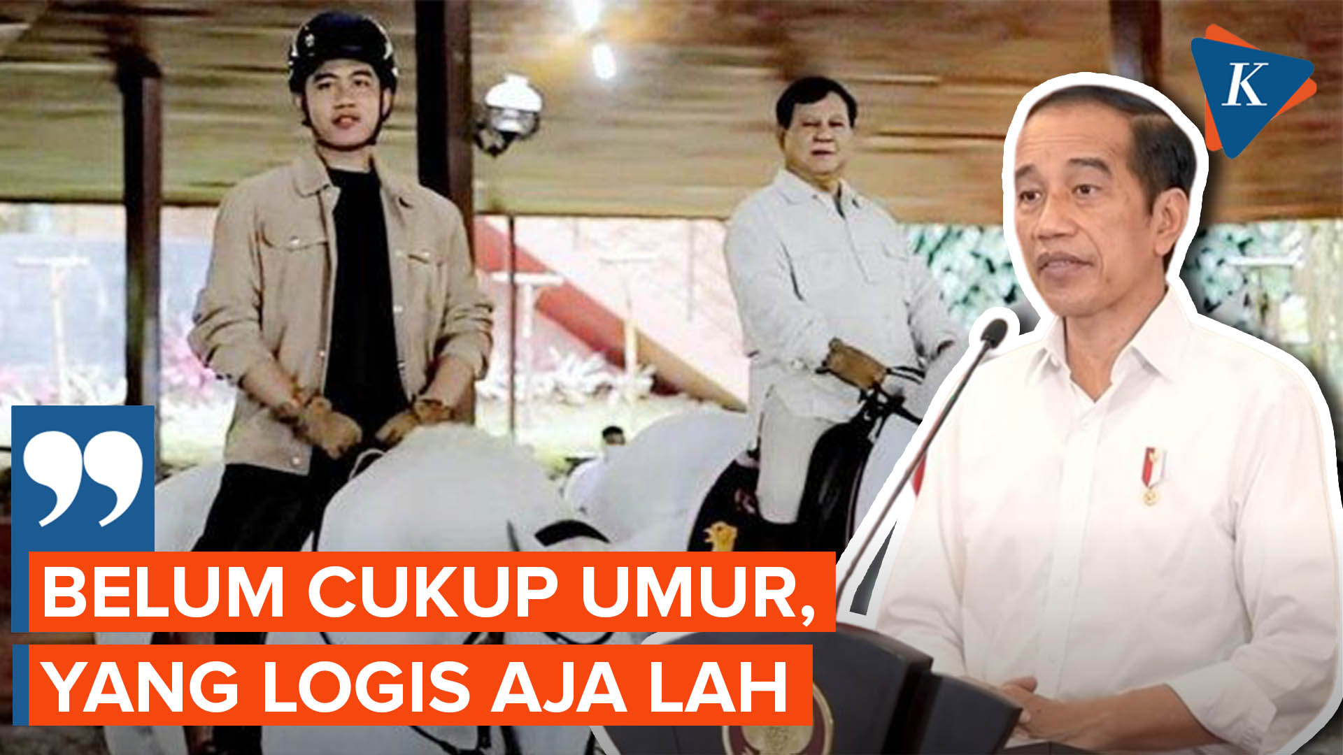 Jokowi Tanggapi Wacana Duet Prabowo-Gibran di Pilpres 2024