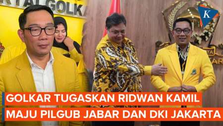 Ridwan Kamil Ditugaskan Maju Pilgub Jabar dan DKI Jakarta