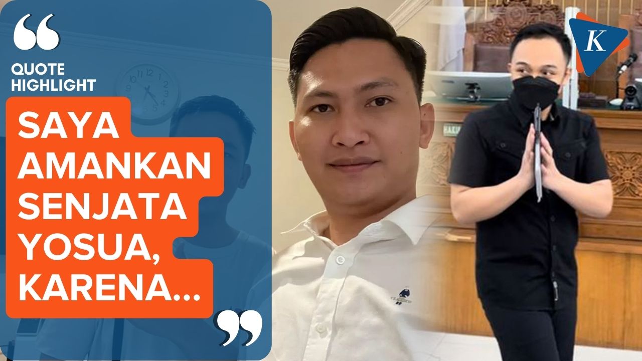 Ini Alasan Ricky Rizal Amankan Senjata Brigadir Yosua