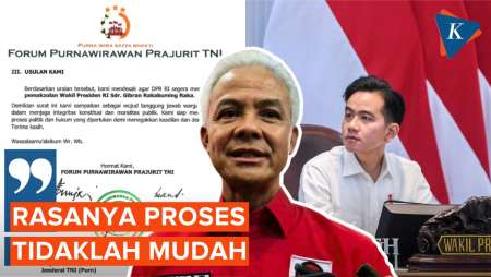 Ganjar: Pemakzulan Gibran dari Wapres Tidak Mudah