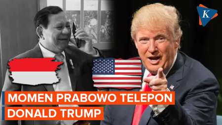 Momen Prabowo Telepon Donald Trump, Ucapkan Selamat Menang Pilpres AS