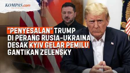 “Penyesalan” Trump Perang Rusia Vs Ukraina, Desak Ganti Zelensky, tapi Kyiv Siap Gencatan Senjata