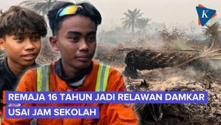 Kisah Remaja di Palangka Raya Nekat Jadi Pemadam Karhutla