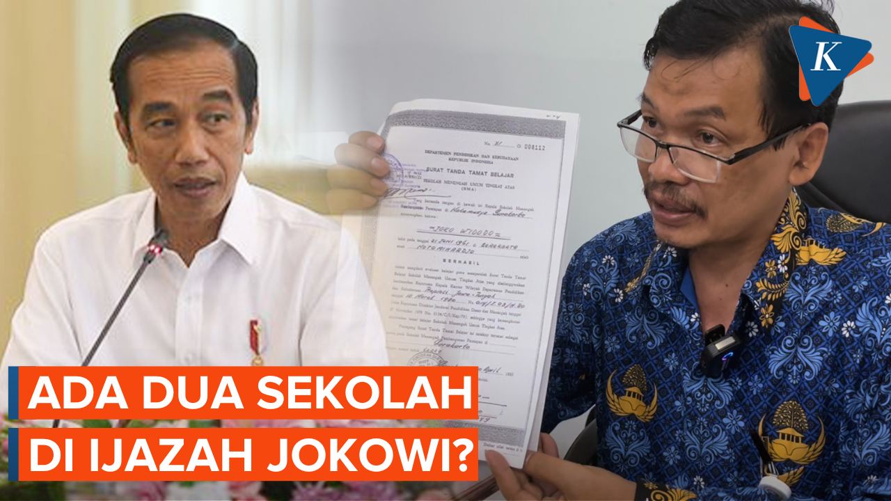 Ini Alasan Ada Dua Sekolah Tercantum di Ijazah SMA Jokowi