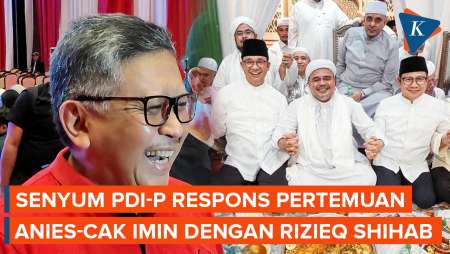 Anies-Muhaimin Bertemu Rizieq Shihab, PDI-P Tanggapi dengan Senyum