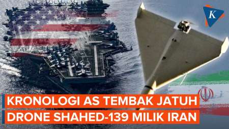 Kronologi AS Tembak Jatuh Drone Iran di Dekat Kapal Induk USS Abraham Lincoln