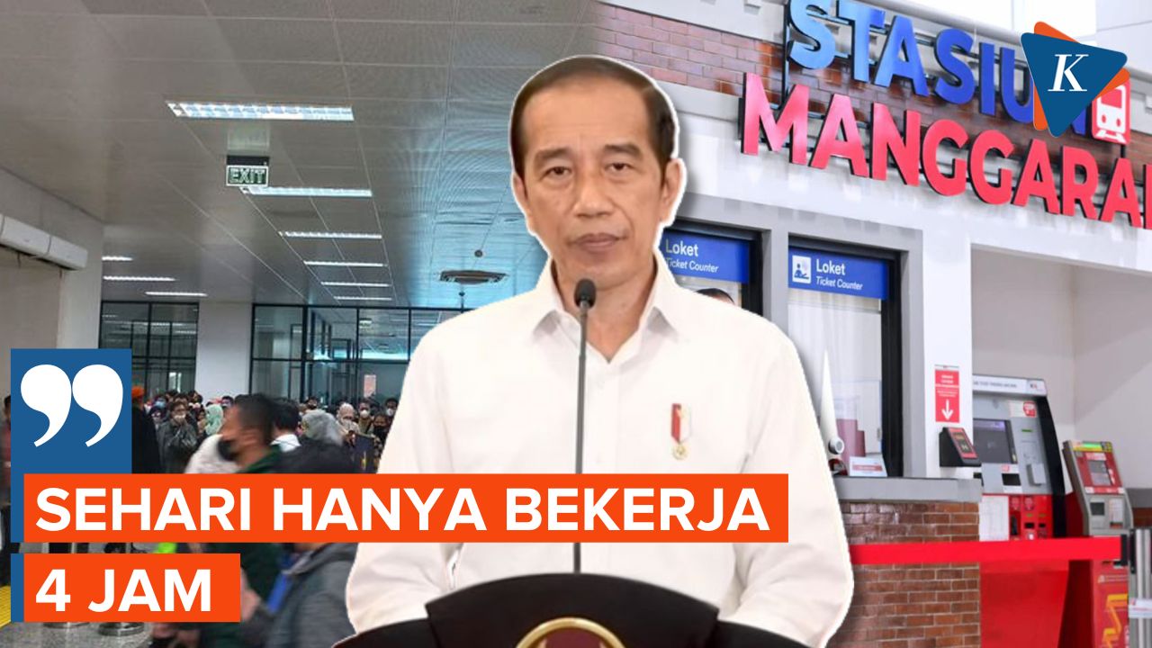 Pekerjaan Proyek Pengembangan Stasiun Manggarai Lambat, Ini Kata Jokowi