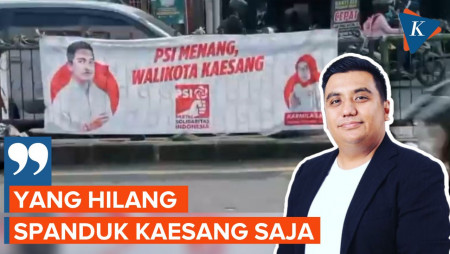 PSI Protes Spanduk Kaesang di Depok Dicopot