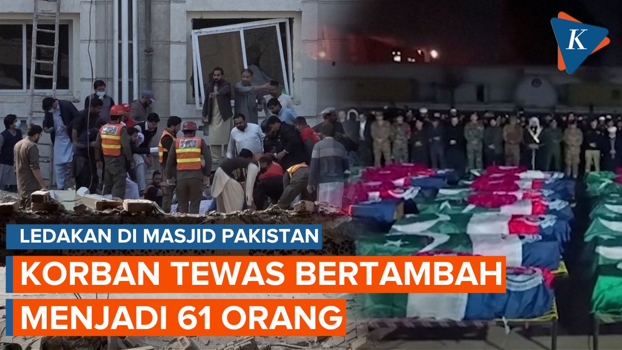 Ledakan di Masjid Pakistan: 61 Orang Tewas, Mayoritas Korban Polisi