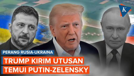 Akhiri Perang Rusia-Ukraina, Trump Kirim Utusan Temui Putin-Zelensky