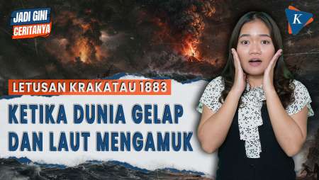 Cerita di Balik Letusan Krakatau 1883: Dunia Gelap dan Lahirnya "Sang Anak"