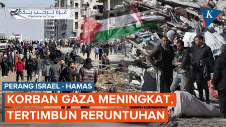 Korban Tewas Perang Israel-Hamas di Gaza Meningkat, 59 Jenazah Ditemukan di Bawah Reruntuhan