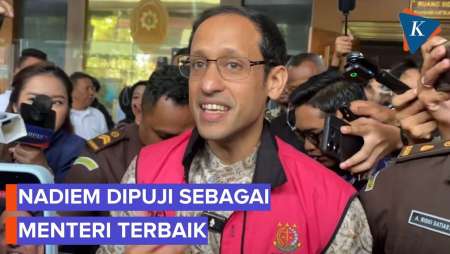 Senangnya Nadiem, Dipuji Jadi Menteri Terbaik Indonesia