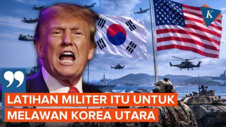 Trump: Latihan Militer AS-Korea Selatan untuk Melawan Korea Utara