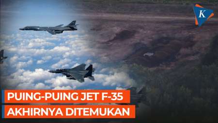 Puing-puing Jet Tempur F-35 Milik AS yang Jatuh Ditemukan