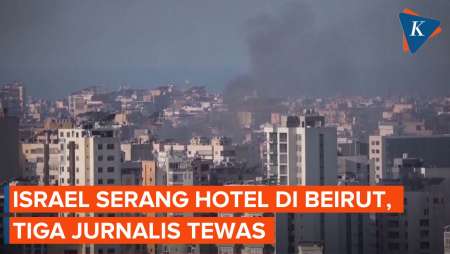 Israel Serang Hotel di Beirut Lebanon, 3 Jurnalis Tewas