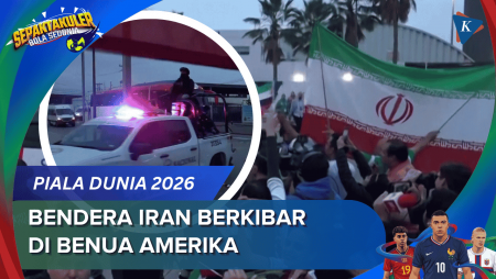 Momen Bendera Iran Berkibar Di Meksiko, Kedatangan Timnas Dikawal Ketat