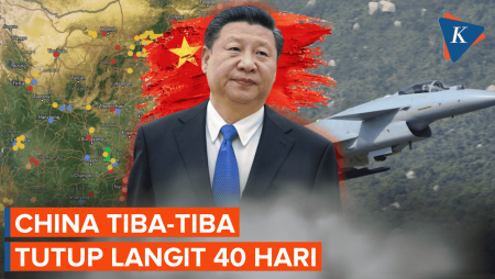 China Tetiba Tutup Langitnya 40 Hari Hingga Mei 2026, Ada Apa?