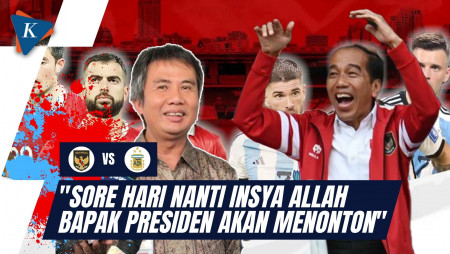 Jokowi Bakal Nonton Langsung Indonesia Vs Argentina Malam Ini