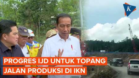 Jokowi Tinjau Penanganan IJD di IKN, Diperkirakan Akhir Tahun 2023 Selesai