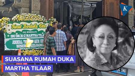 Suasana Rumah Duka Martha Tilaar, Misa Digelar Nanti Malam