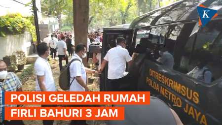 Hampir 3 Jam, Polisi Selesai Geledah Rumah Firli Bahuri di Kertanegara