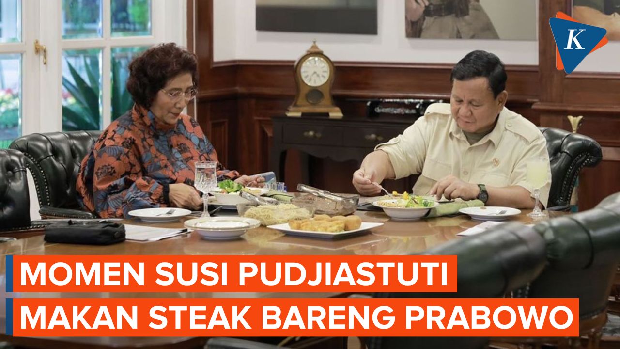 Silaturahmi ke Prabowo, Susi Pudjiastuti Dijamu Makan Steak