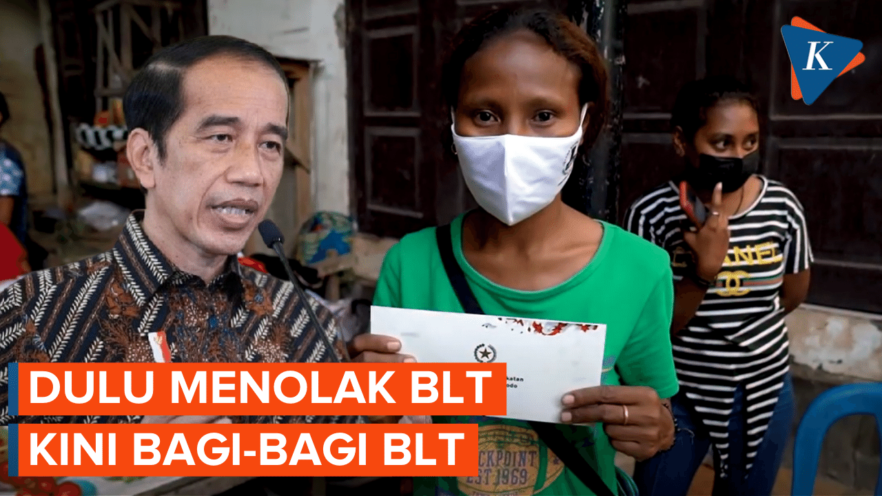 Dua Sikap Berbeda Jokowi Soal BLT