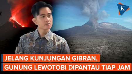 Wapres Gibran Mau Datang, Aktivitas Gunung Lewotobi Dipantau Setiap Jam