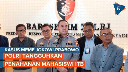 Polri Tangguhkan Penahanan Mahasiswi ITB Pembuat Meme Prabowo-Jokowi