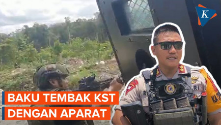 Detik-detik Baku Tembak Antara KST dan Aparat di Nduga